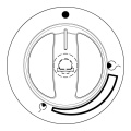 Hot Plate - 3116622048 Control Knob hob green [Electrolux Aeg]